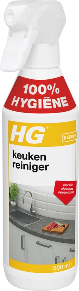 HG keuken reiniger - 500ml - effectief en hygiënisch - voor alle afwasbare oppervlakken HG Keuken Reiniger - 500ml - Effectief En Hygiënisch - Voor Alle Afwasbare Oppervlakken -Bol Schoonmaak Winkel 329x1200 2