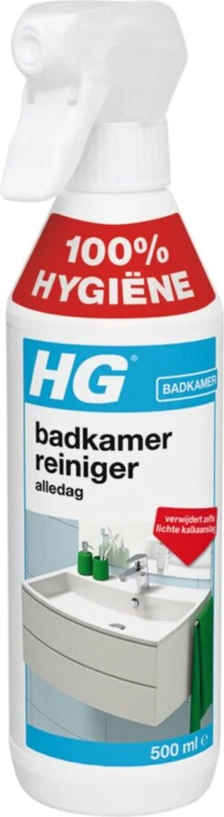 HG Badkamerreiniger Alledag - 500ml - Verwijdert Zeepresten, Huidvetten En Lichte Kalkaanslag -Bol Schoonmaak Winkel 329x1200