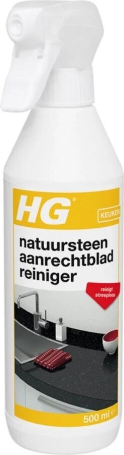 HG Natuurstenen Aanrechtbladreiniger - 500ml - Veilig In Gebruik - Streeploos Schoon - Dagelijkse Reiniging -Bol Schoonmaak Winkel 329x1200 3
