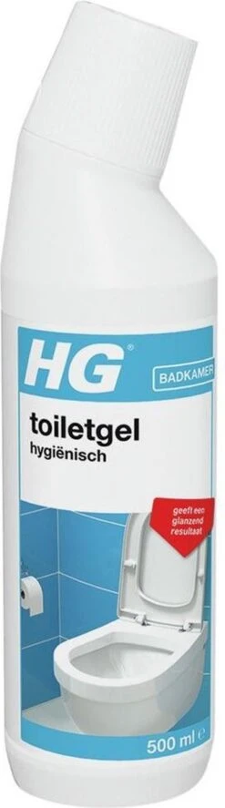 HG Toiletgel Hygiënisch - 500 Ml - Glanzend Resultaat - Krachtige Reiniger En Ontkalker -Bol Schoonmaak Winkel 334x1200 3
