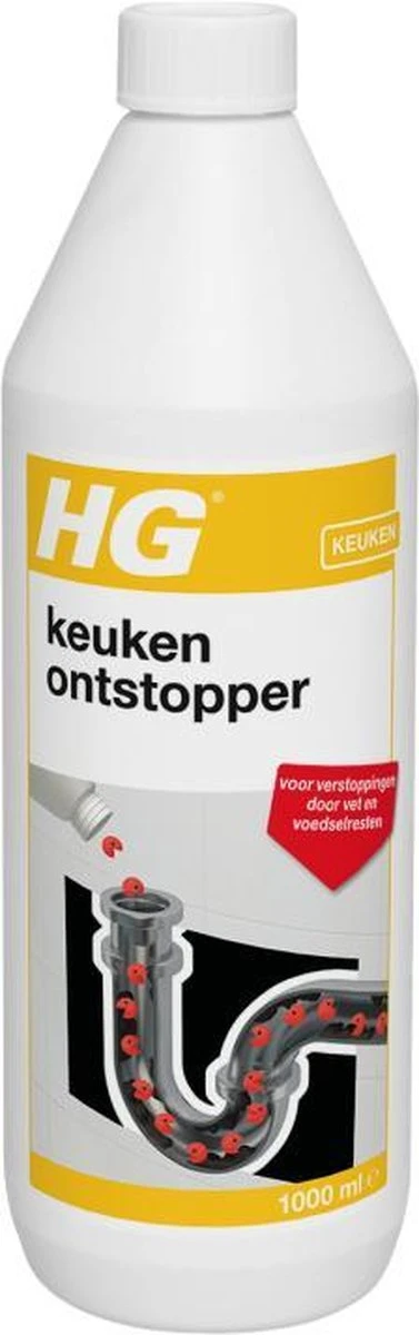 HG keukenontstopper - 1L - de NR1 ontstopper - biologisch afbreekbaar HG Keukenontstopper - 1L - De NR1 Ontstopper - Biologisch Afbreekbaar -Bol Schoonmaak Winkel