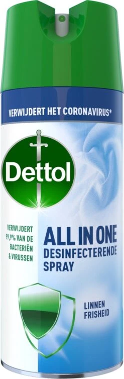 Dettol All In One Disinfectant Spray Linen - 400ml -Bol Schoonmaak Winkel 393x1200 5