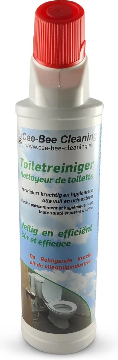 Cee-Bee WC reiniger | De reinigende kracht uit de luchtvaart industrie | Toilet Reiniger 750ml | Voorkomt urinesteen Cee-Bee WC Reiniger | De Reinigende Kracht Uit De Luchtvaart Industrie | Toilet Reiniger 750ml | Voorkomt Urinesteen -Bol Schoonmaak Winkel