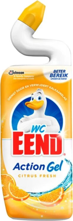 6x WC Eend Toiletreiniger Action Gel Citrus Splash 750 Ml -Bol Schoonmaak Winkel 398x1200 1