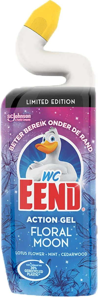 WC Eend Toiletreiniger Action Gel Floral Moon - 6x 750 ml - Voordeelverpakking WC Eend Toiletreiniger Action Gel Floral Moon - 6x 750 Ml - Voordeelverpakking -Bol Schoonmaak Winkel 399x1200 1