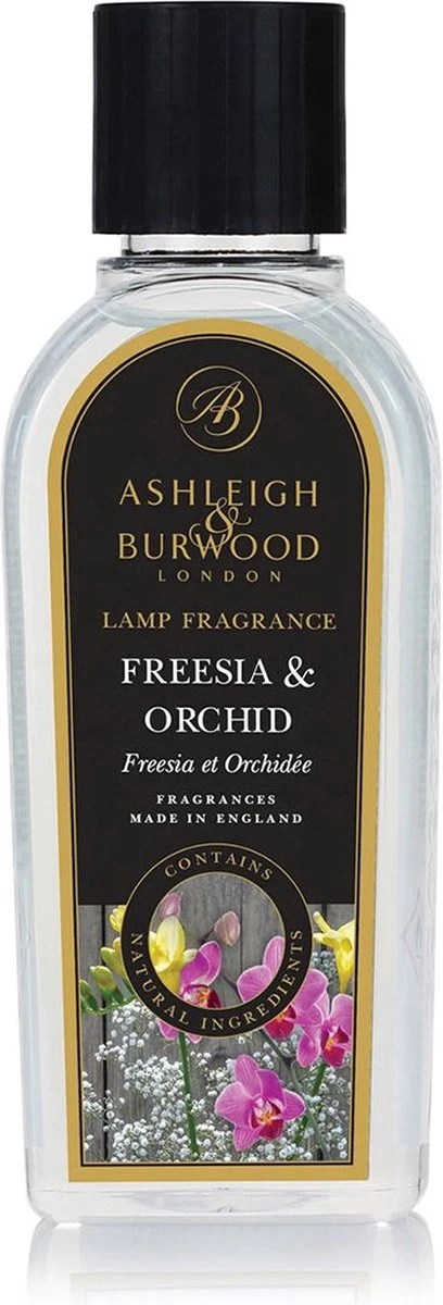 Ashleigh & Burwood Lampenolie Geurolie - Freesia & Orchid 250 ml Ashleigh & Burwood Lampenolie Geurolie - Freesia & Orchid 250 Ml -Bol Schoonmaak Winkel 408x1200 1