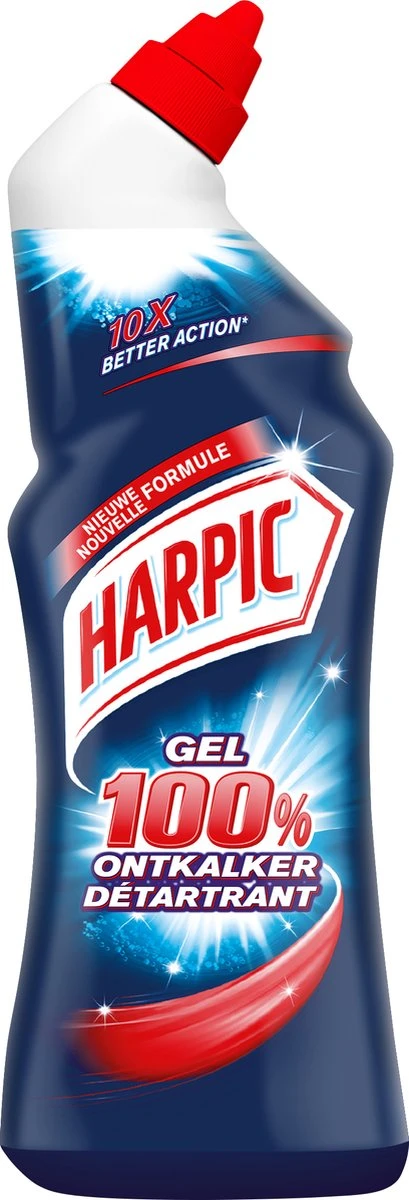 Harpic WC-reiniger Gel 100% Ontkalker- 750ml x6 Harpic WC-reiniger Gel 100% Ontkalker- 750ml X6 -Bol Schoonmaak Winkel