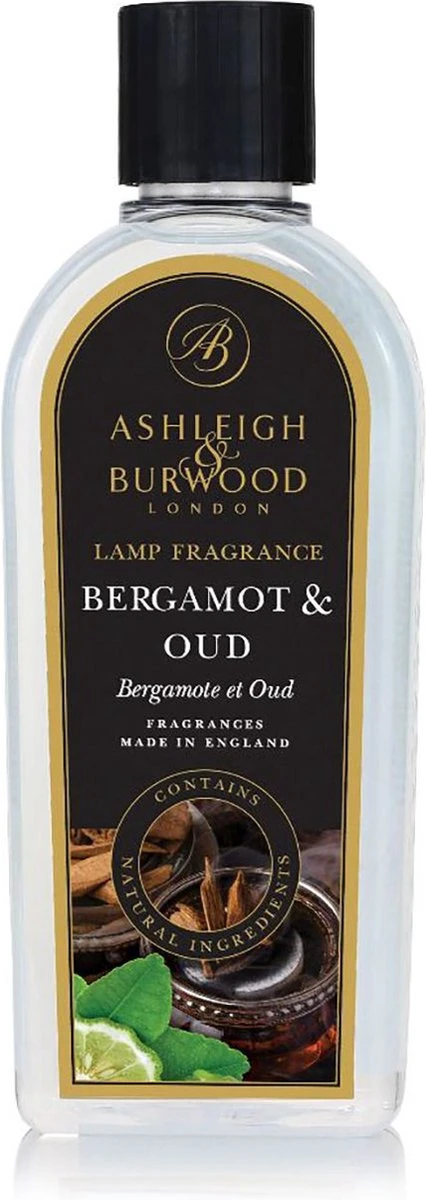 Ashleigh & Burwood Lampenolie Geurolie Bergamot & Oud 500ml Ashleigh & Burwood Lampenolie Geurolie Bergamot & Oud 500ml -Bol Schoonmaak Winkel 426x1200 2