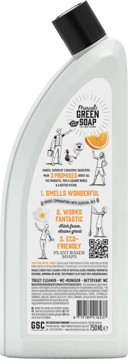 Marcel's Green Soap Toiletreiniger Sinaasappel & Jasmijn - 6 x 750 ml Marcel's Green Soap Toiletreiniger Sinaasappel & Jasmijn - 6 X 750 Ml -Bol Schoonmaak Winkel 431x1200 1