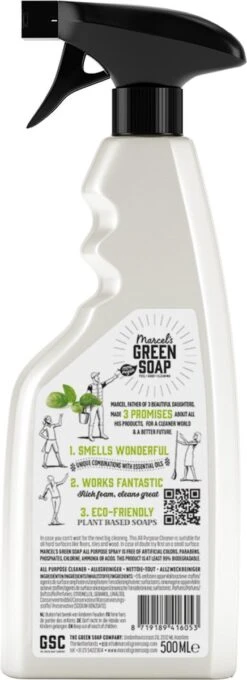 Marcel's Green Soap Allesreiniger Spray Basilicum & Vertivert Gras - 6 X 500 Ml 6 Marcel's Green Soap Allesreiniger Spray Basilicum & Vertivert Gras - 6 X 500 Ml -Bol Schoonmaak Winkel 436x1200