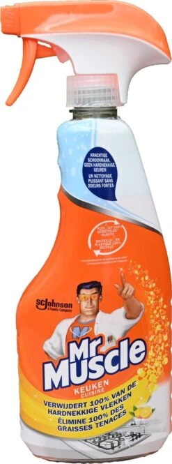 3 X Mr Muscle Keuken Reiniger Spray - Keukenreiniger - 3 X 500ml -Bol Schoonmaak Winkel 446x1200