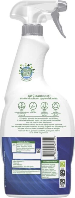 Cif CleanBoost Power & Shine Badkamer Spray - 6 X 750 Ml - Voordeelverpakking -Bol Schoonmaak Winkel 454x1200 1
