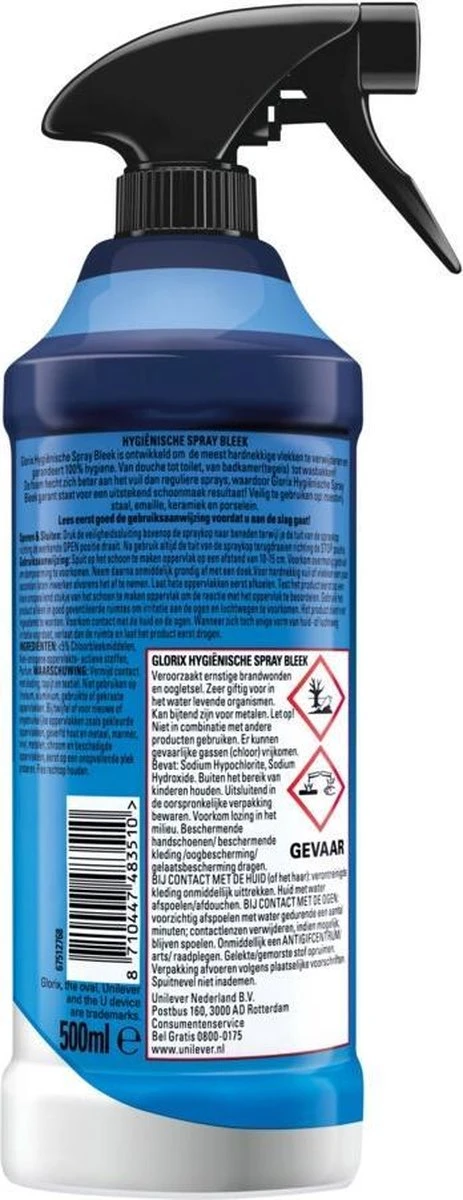 Glorix Spray Bleek 500ML 6x Glorix Spray Bleek 500ML 6x -Bol Schoonmaak Winkel 463x1200 1