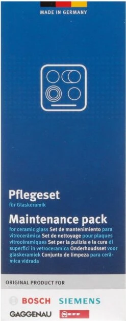 Bosch / Siemens Kookplaat Onderhoudsset - Onderhoudsset Voor Keramische Oppervlakken -Bol Schoonmaak Winkel 473x1200