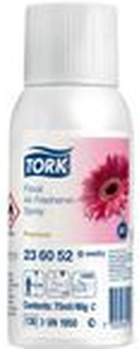 Tork navulling voor luchtverfrisser bloemen systeem A1 flacon van 75 ml Tork Navulling Voor Luchtverfrisser Bloemen Systeem A1 Flacon Van 75 Ml -Bol Schoonmaak Winkel 480x1200 2