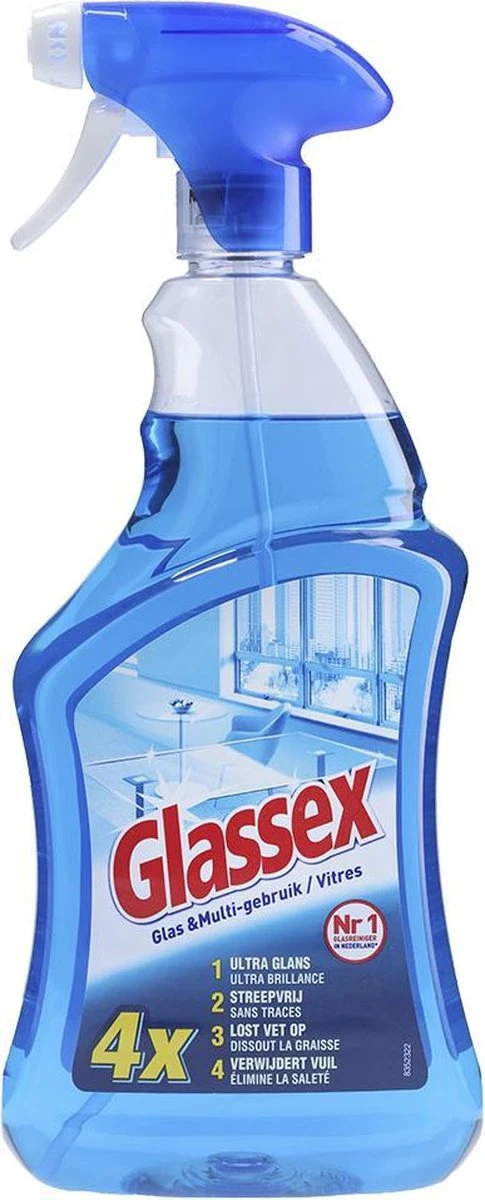 Glassex Glas & Multi Schoonmaak Spray - 750ml x6 Glassex Glas & Multi Schoonmaak Spray - 750ml X6 -Bol Schoonmaak Winkel 485x1200 2