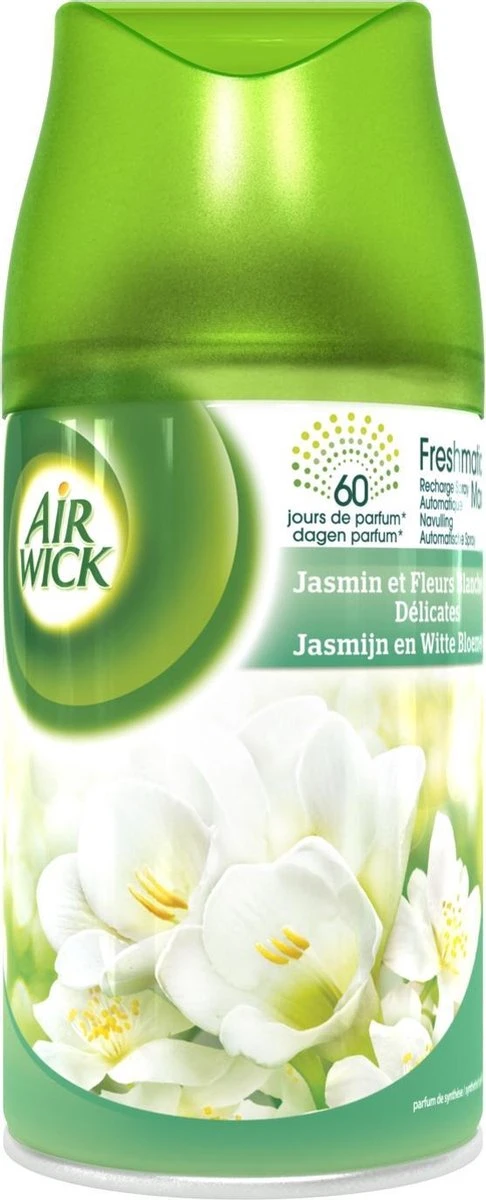 Air Wick Luchtverfrisser navulling Freshmatic Jasmijn & Witte Bloemen 6 x 250 ml Air Wick Luchtverfrisser Navulling Freshmatic Jasmijn & Witte Bloemen 6 X 250 Ml -Bol Schoonmaak Winkel