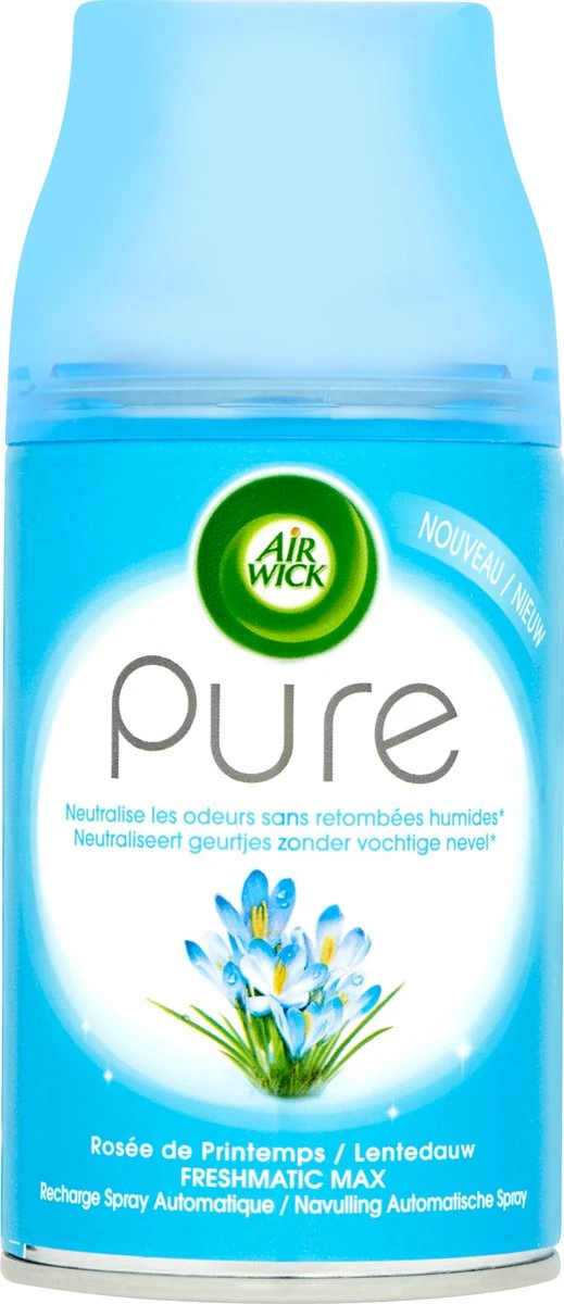Air Wick Freshmatic Automatische Spray - Luchtverfrisser - Pure Lentedauw Navulling - 3 Stuks Air Wick Freshmatic Automatische Spray - Luchtverfrisser - Pure Lentedauw Navulling - 3 Stuks -Bol Schoonmaak Winkel 519x1200 5