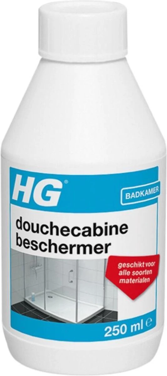 HG douchecabine beschermer - 250ml - voor alle soorten materialen HG Douchecabine Beschermer - 250ml - Voor Alle Soorten Materialen -Bol Schoonmaak Winkel