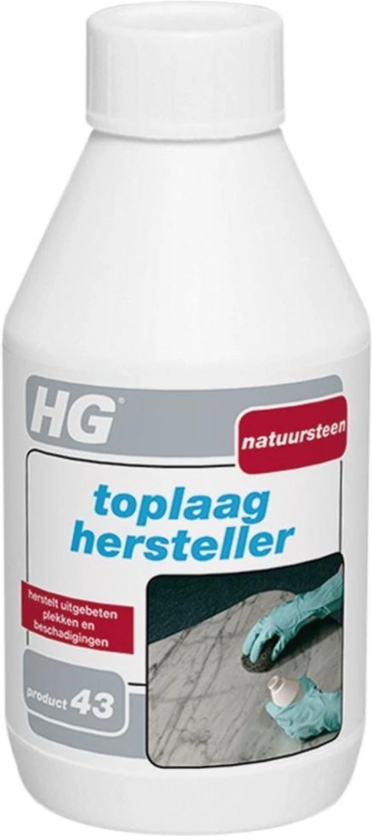 HG natuursteen toplaag hersteller - 250 ml - herstelt beschadigingen - voor marmer en alle andere kalkhoudende natuursteensoort HG Natuursteen Toplaag Hersteller - 250 Ml - Herstelt Beschadigingen - Voor Marmer En Alle Andere Kalkhoudende Natuursteensoort -Bol Schoonmaak Winkel 535x1200 1