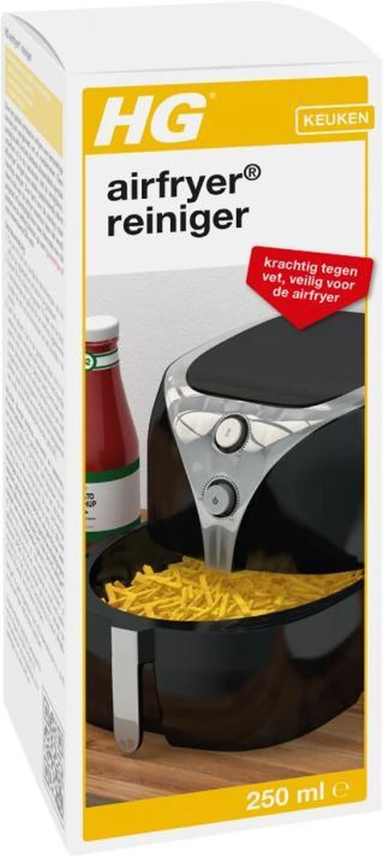 HG airfryer reiniger - 250ml - inclusief kwastje HG Airfryer Reiniger - 250ml - Inclusief Kwastje -Bol Schoonmaak Winkel