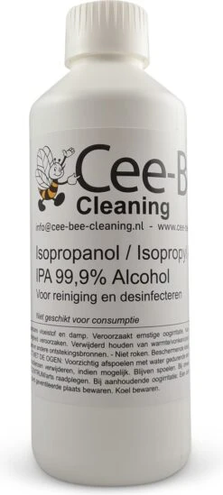 Cee-Bee Isopropanol | Isopropyl | IPA 99.9% Alcohol | 1000 Ml | 3 Flessen á 1 Liter | 3 Liter -Bol Schoonmaak Winkel 540x1200