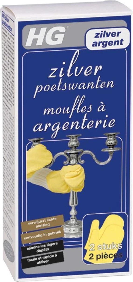 HG Zilverpoets Want 2 Stuks HG Zilverpoets Want 2 Stuks -Bol Schoonmaak Winkel
