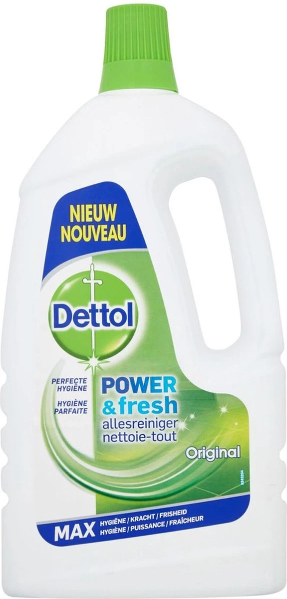 Dettol Allesreiniger Power & Fresh - Original - 1.5 L Dettol Allesreiniger Power & Fresh - Original - 1.5 L -Bol Schoonmaak Winkel