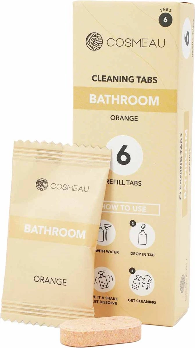 Cosmeau Badkamerreiniger 6 Stuks Tabletten Cleaning Tabs Schoonmaak Tabs -Sanitair - Navulling - Refill Cosmeau Badkamerreiniger 6 Stuks Tabletten Cleaning Tabs Schoonmaak Tabs -Sanitair - Navulling - Refill -Bol Schoonmaak Winkel