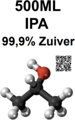 Isopropanol - Isopropyl - Alcohol - IPA - 99,9% Zuiver - 500ml 3 Isopropanol - Isopropyl - Alcohol - IPA - 99,9% Zuiver - 500ml -Bol Schoonmaak Winkel 755x1200 1
