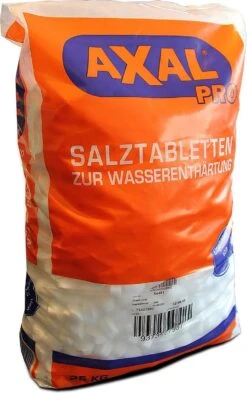 Axal Pro - Regenererend Zout In Tabletvorm - 25 Kg - Voor Waterontharding. 4 Axal Pro - Regenererend Zout In Tabletvorm - 25 Kg - Voor Waterontharding. -Bol Schoonmaak Winkel 755x1200