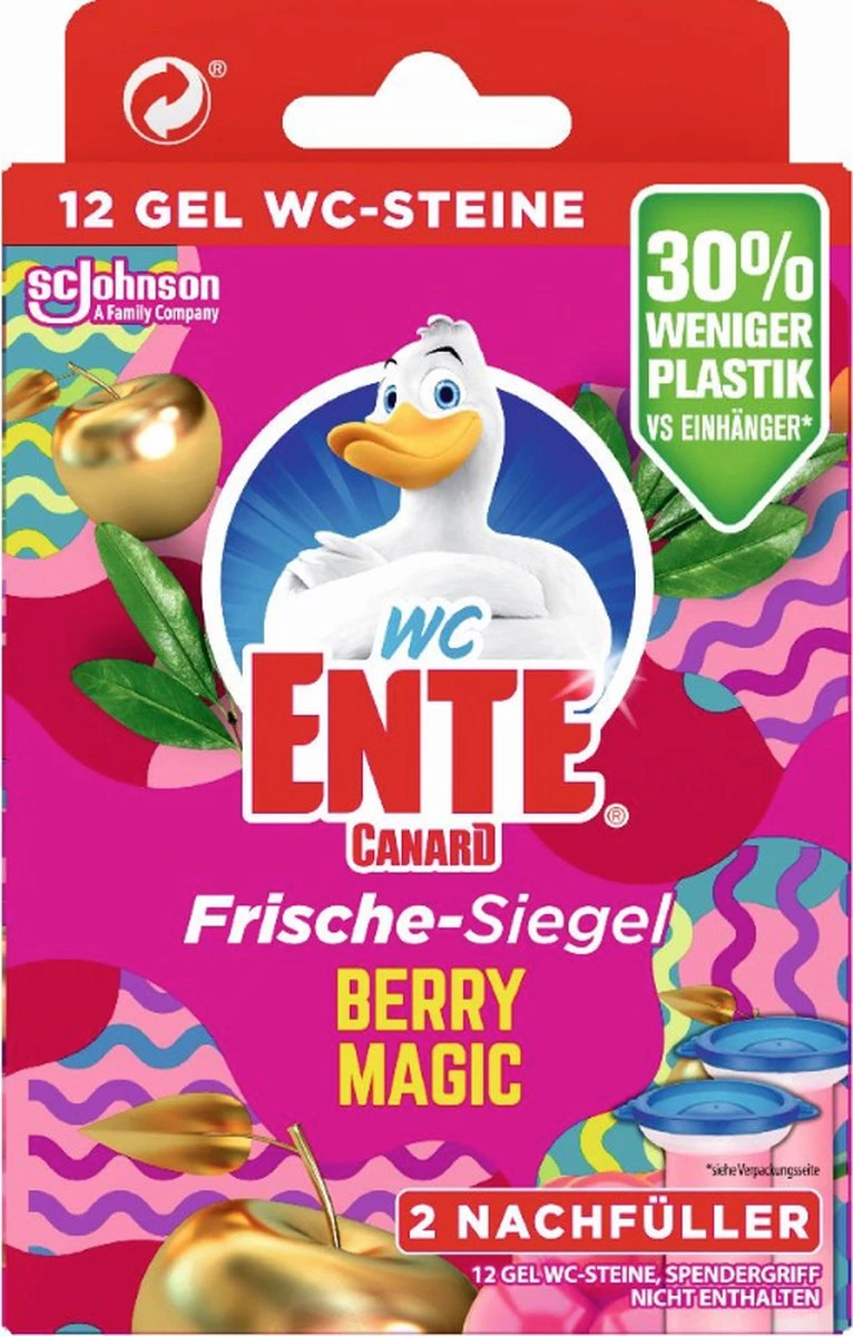 WC-Eend | WC-Ente | WC-Canard | Toilet Duck Fresh Disc Berry Magic | Navulverpakking | 2 Navullingen met 12 Gel blokjes | Voordeelverpakking WC-Eend | WC-Ente | WC-Canard | Toilet Duck Fresh Disc Berry Magic | Navulverpakking | 2 Navullingen Met 12 Gel Blokjes | Voordeelverpakking -Bol Schoonmaak Winkel