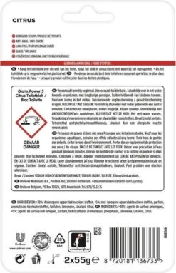 Glorix Power 5 Toiletblokken - Citroen - 7 X 2 Stuks - Voordeelverpakking 9 Glorix Power 5 Toiletblokken - Citroen - 7 X 2 Stuks - Voordeelverpakking -Bol Schoonmaak Winkel 774x1200