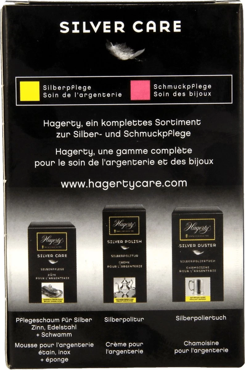 Hagerty Silver Care - pasta voor zilverreiniging 185 gr Hagerty Silver Care - Pasta Voor Zilverreiniging 185 Gr -Bol Schoonmaak Winkel