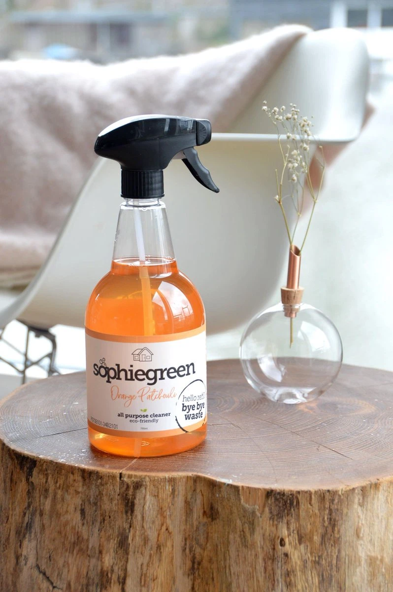 SophieGreen Voorjaarspakket; Allesreiniger + Keukenreiniger - 2x 750ml + navullingen + Sopje Allesreiniger 100g SophieGreen Voorjaarspakket; Allesreiniger + Keukenreiniger - 2x 750ml + Navullingen + Sopje Allesreiniger 100g -Bol Schoonmaak Winkel