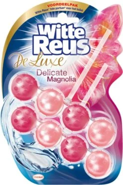 Witte Reus DeLuxe Toiletblok - Delicate Magnolia - WC Blokjes Voordeelverpakking - 20 Stuks -Bol Schoonmaak Winkel 802x1200 1