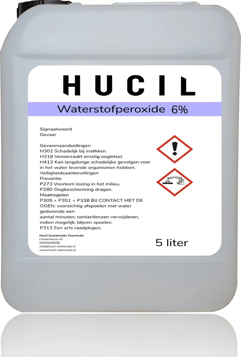 Waterstofperoxide 6% - zuurstofwater 6 % - 5 liter Waterstofperoxide 6% - Zuurstofwater 6 % - 5 Liter -Bol Schoonmaak Winkel 811x1200 1