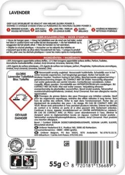 Glorix Power 5 Toiletblokken - Lavendel - 9 Stuks - Voordeelverpakking 7 Glorix Power 5 Toiletblokken - Lavendel - 9 Stuks - Voordeelverpakking -Bol Schoonmaak Winkel 860x1200