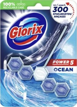 Glorix Power 5 Toiletblokken - Ocean - 9 Stuks - Halfjaarbox - Voordeelverpakking -Bol Schoonmaak Winkel 861x1200 2