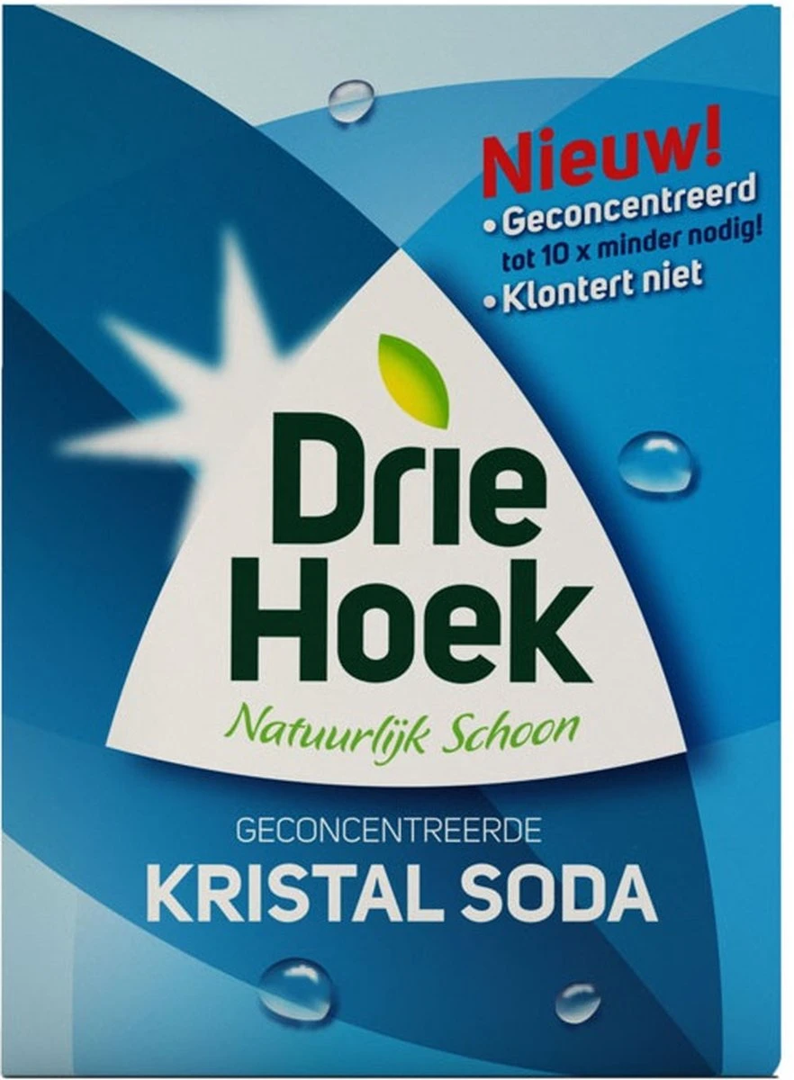 Driehoek Kristal Soda 600 gr Driehoek Kristal Soda 600 Gr -Bol Schoonmaak Winkel