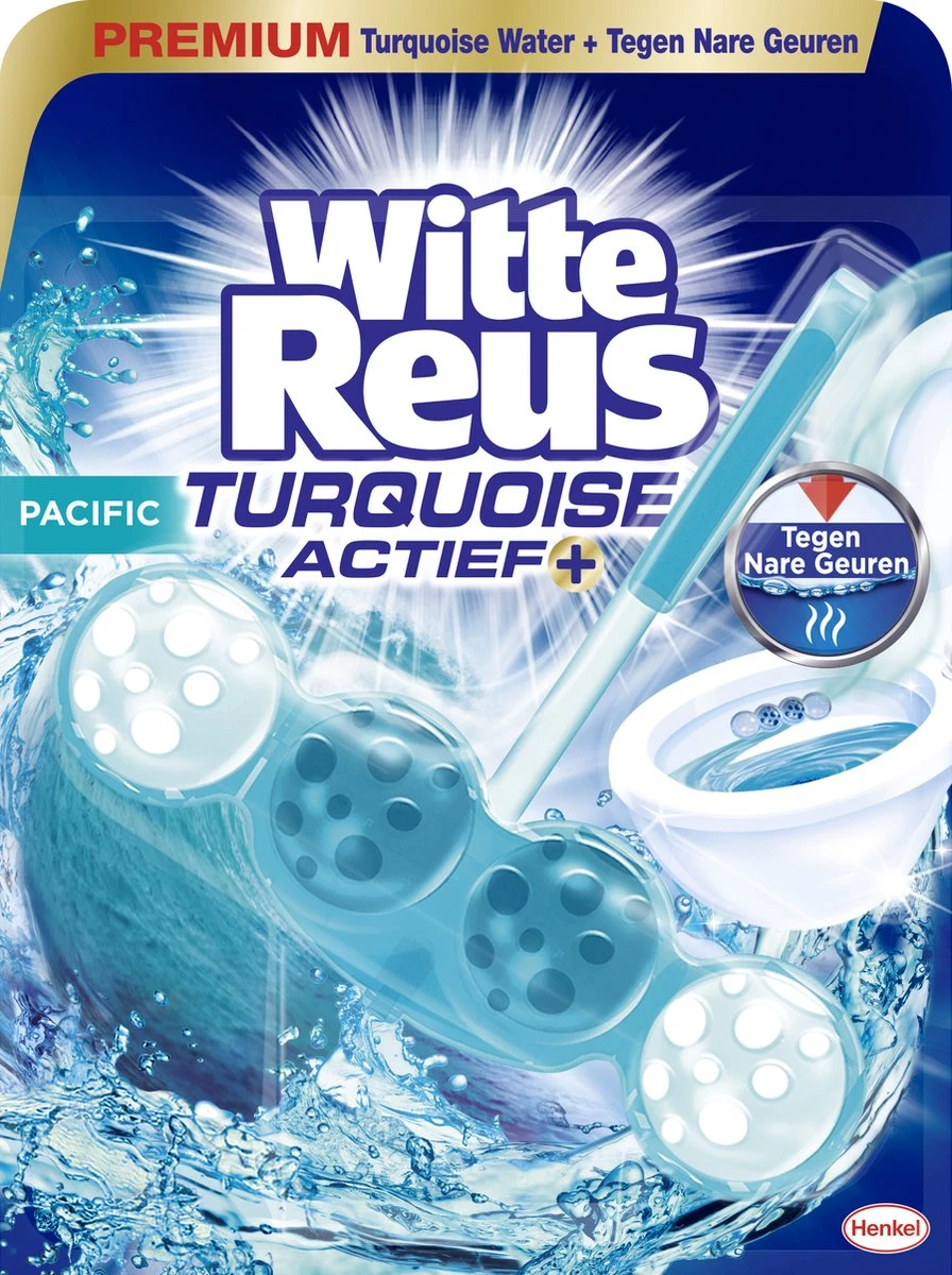 Witte Reus Turquoise Actief Toiletblok - Pacific - WC Blokjes Voordeelverpakking - 10 stuks Witte Reus Turquoise Actief Toiletblok - Pacific - WC Blokjes Voordeelverpakking - 10 Stuks -Bol Schoonmaak Winkel 896x1200 1