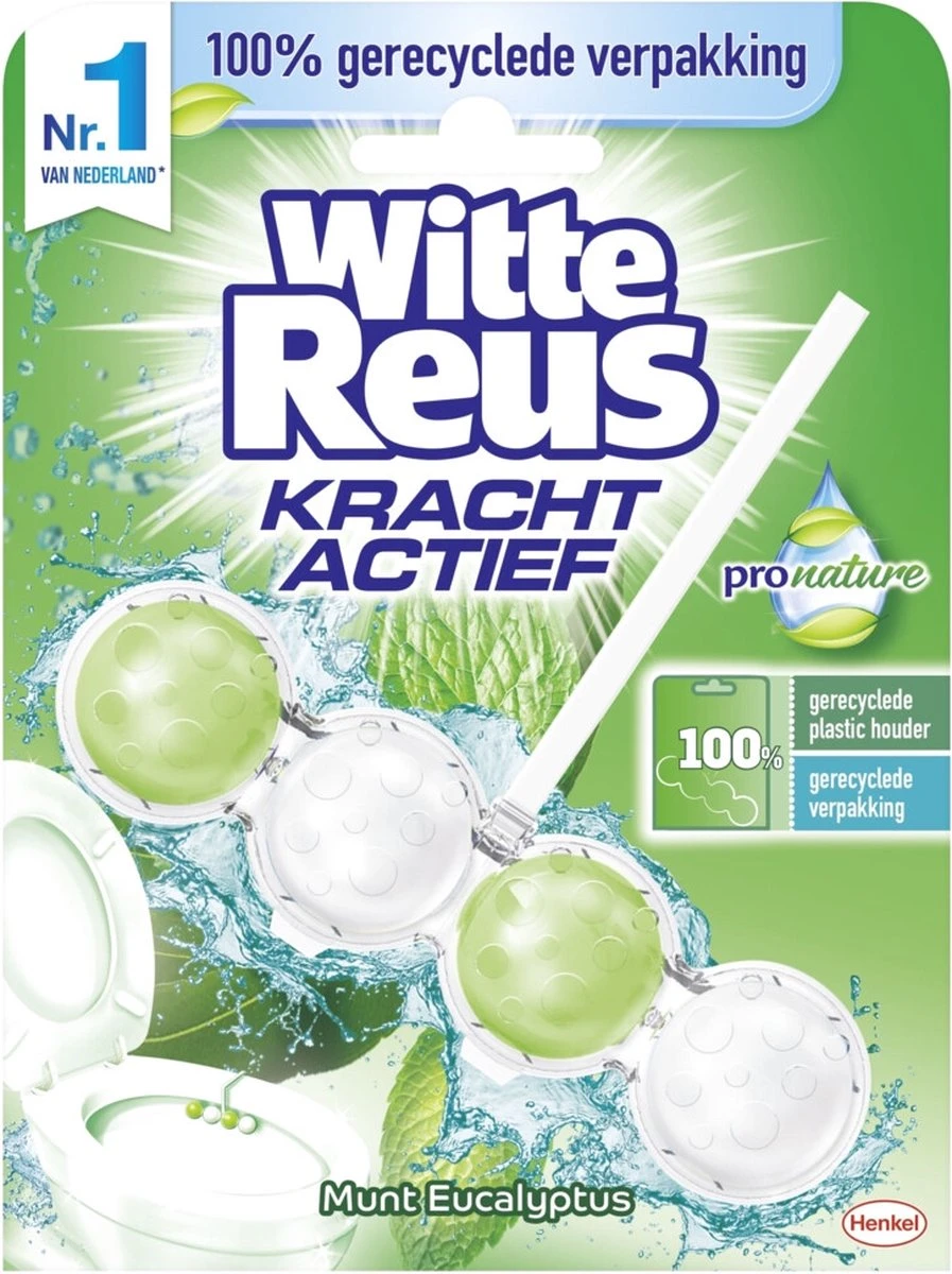 Witte Reus Toiletblok Kracht Actief Pro Nature Munt Eucalyptus Witte Reus Toiletblok Kracht Actief Pro Nature Munt Eucalyptus -Bol Schoonmaak Winkel 897x1200 3