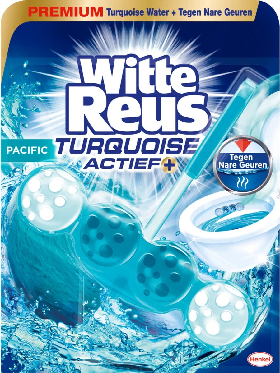 Witte Reus Turquoise Actief Toiletblok - Pacific - WC Blokjes Voordeelverpakking - 10 stuks Witte Reus Turquoise Actief Toiletblok - Pacific - WC Blokjes Voordeelverpakking - 10 Stuks -Bol Schoonmaak Winkel 900x1200 2