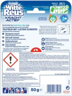 Witte Reus Kracht Actief Toiletblok - Oceaan - WC Blokjes Voordeelverpakking - 10 Stuks 14 Witte Reus Kracht Actief Toiletblok - Oceaan - WC Blokjes Voordeelverpakking - 10 Stuks -Bol Schoonmaak Winkel 900x1200 7