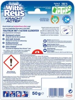 Witte Reus Kracht Actief Toiletblok - Bloesem - WC Blokjes Voordeelverpakking - 10 Stuks -Bol Schoonmaak Winkel 901x1200 2