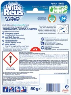 Witte Reus Kracht Actief Toiletblok - Oceaan - WC Blokjes Voordeelverpakking - 10 Stuks 8 Witte Reus Kracht Actief Toiletblok - Oceaan - WC Blokjes Voordeelverpakking - 10 Stuks -Bol Schoonmaak Winkel 901x1200 5