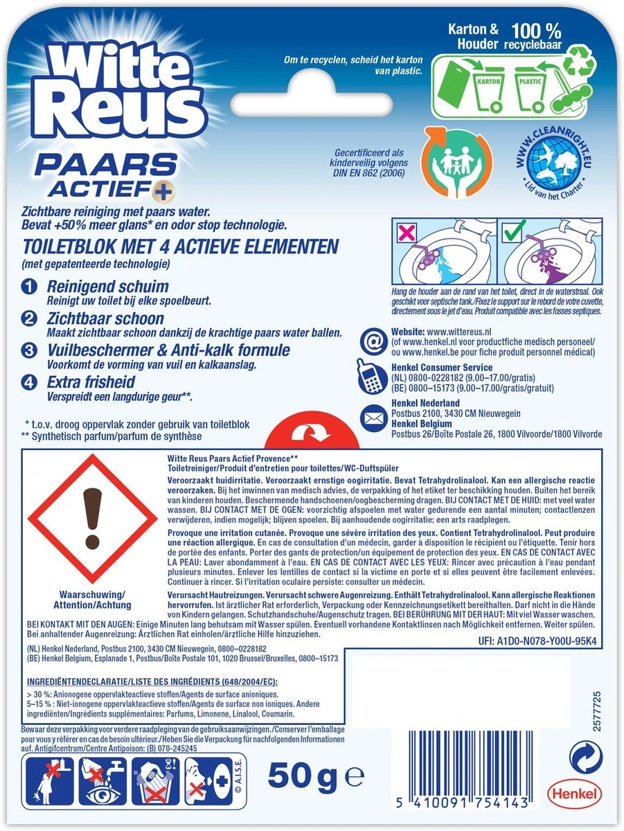 Witte Reus Paars Actief Toiletblok - Lavendel - WC Blokjes Voordeelverpakking - 10 stuks Witte Reus Paars Actief Toiletblok - Lavendel - WC Blokjes Voordeelverpakking - 10 Stuks -Bol Schoonmaak Winkel 901x1200 8