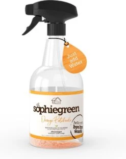 SophieGreen Full House Pakket: Allesreiniger + Keukenreiniger + Badkamerreinger + Sopje Allesreiniger 100g 4 SophieGreen Full House Pakket: Allesreiniger + Keukenreiniger + Badkamerreinger + Sopje Allesreiniger 100g -Bol Schoonmaak Winkel 951x1200 1