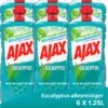 Ajax® Ajax Allesreiniger Eucalyptus 6 X 1.25L - Voordeelverpakking 1 Ajax® Ajax Allesreiniger Eucalyptus 6 X 1.25L - Voordeelverpakking -Bol Schoonmaak Winkel 952x1200