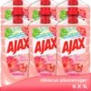 Ajax® Ajax Allesreiniger Fête Des Fleurs Hibiscus 6 X 1L - Voordeelverpakking -Bol Schoonmaak Winkel 960x1200